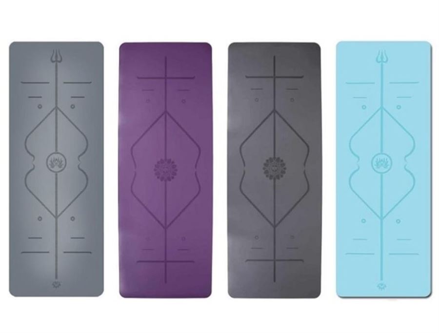 מזרן יוגה מקצועי גומי טבעי 6 ממ ( 3 ק