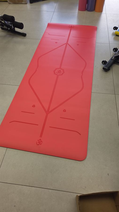 מזרן יוגה מקצועי גומי טבעי 6 ממ ( 3 ק